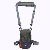 Raprance Premium Fly Fishing Chest Pack - Zippered Fly Bench, Detachable Foam Fly Patch, Adjustable Padded Straps